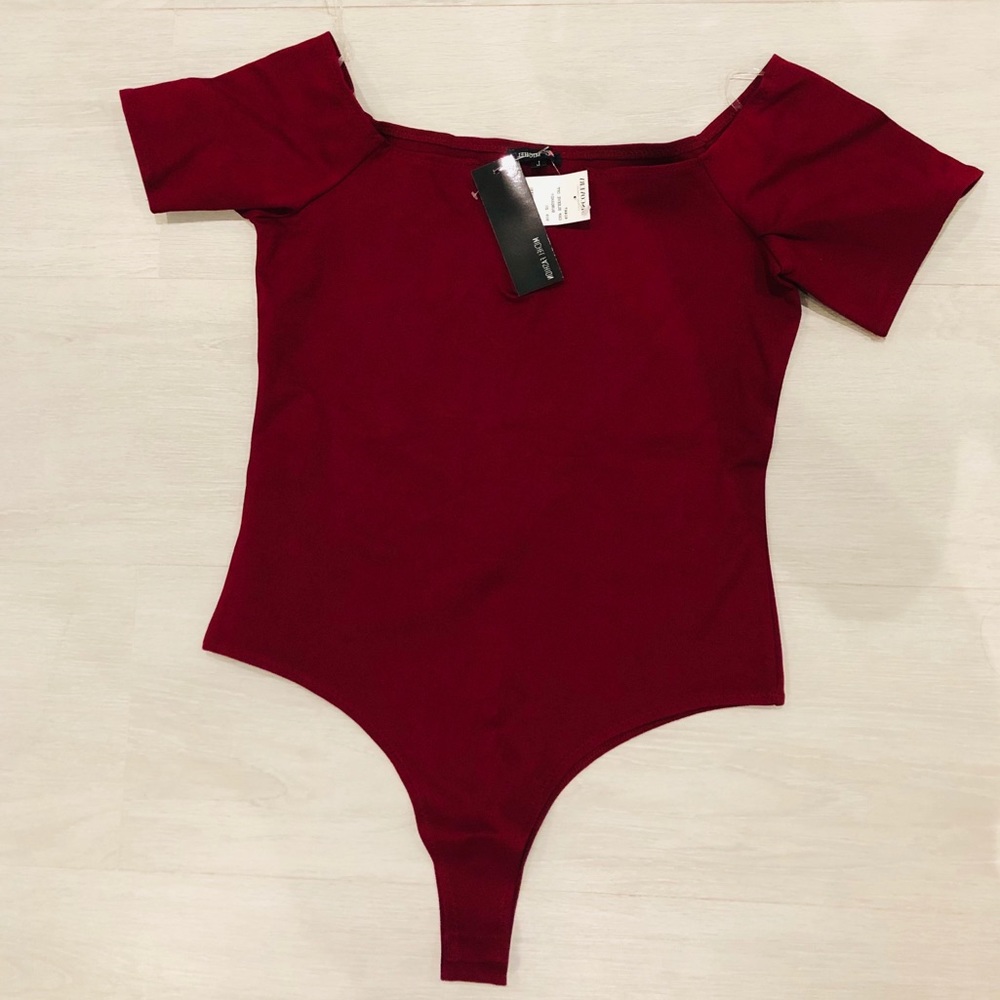 Burgundy Bodysuit